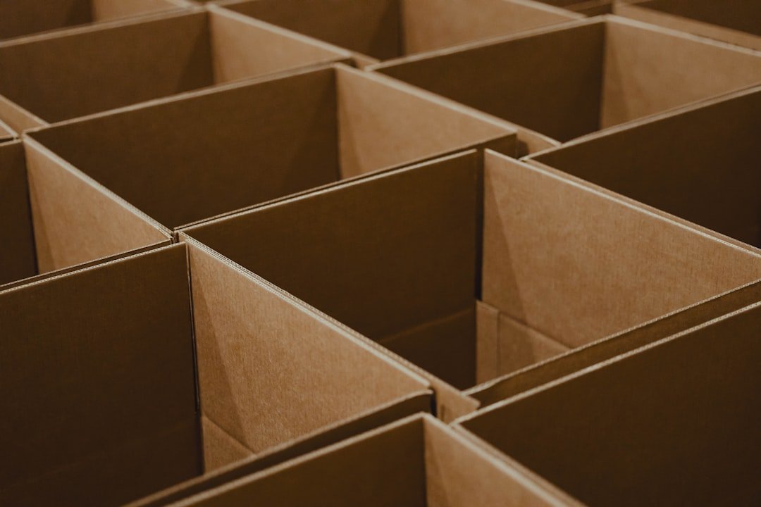Boxed and packaged parts ready for pickup or shipping