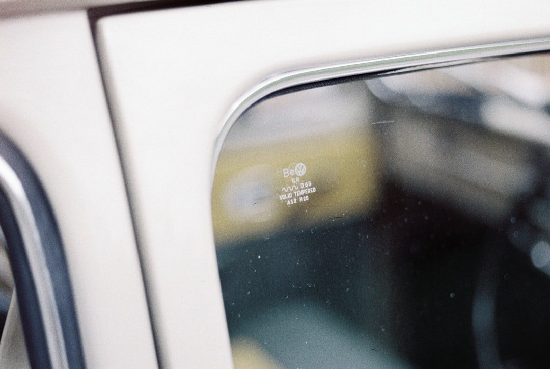 A manufacturer identification marking on a vehicle