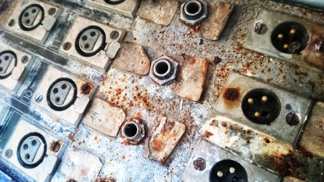 Corroded electrical connectors