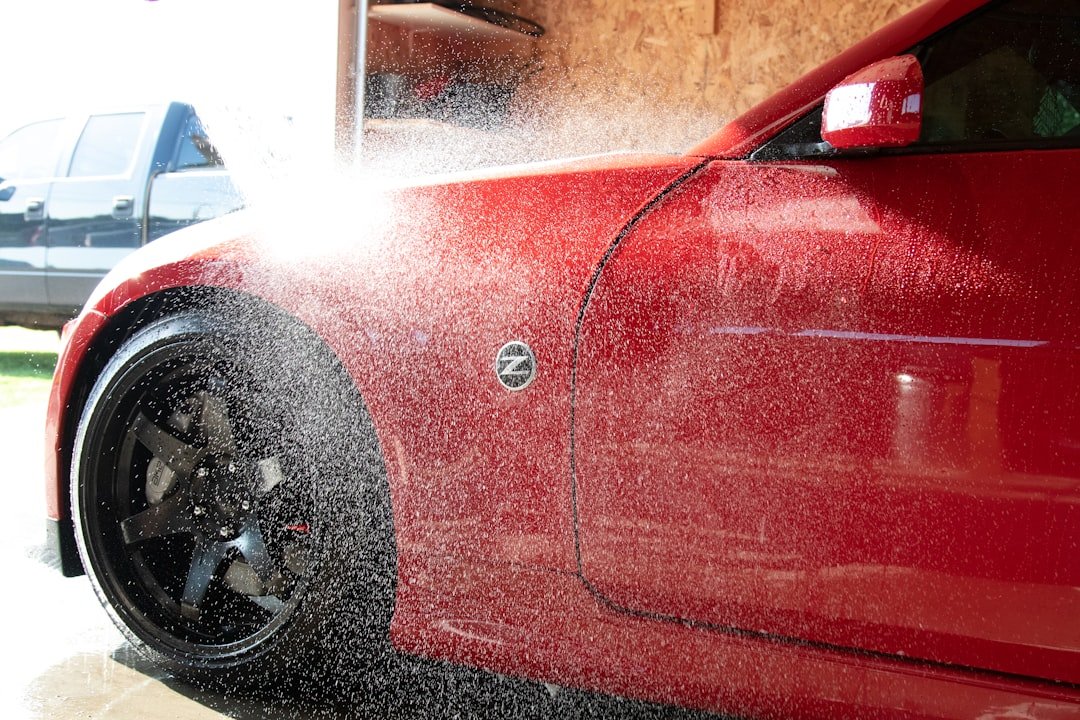 A car's fender panel
