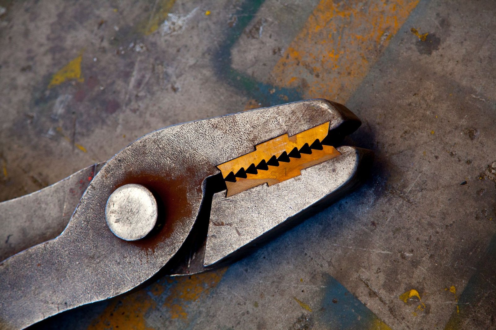 Hose clamp pliers tool closeup