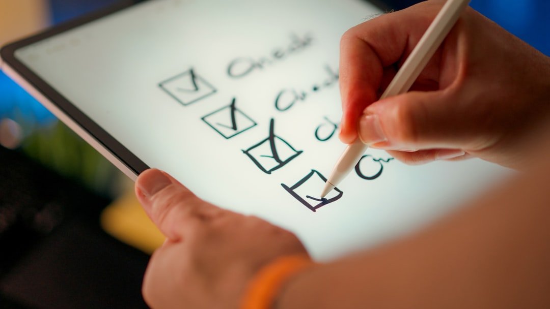 An inspection checklist