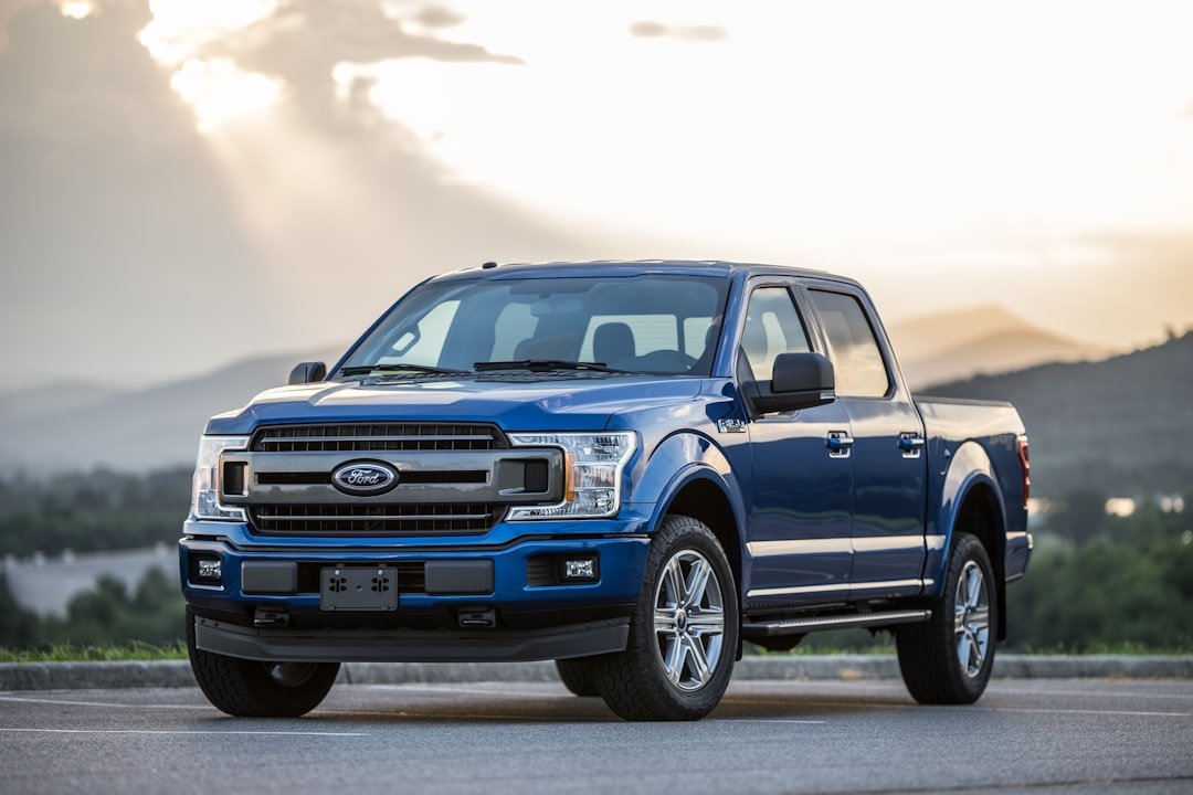 A Ford F-150 pickup truck parked outdoors