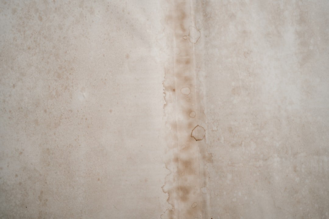 A water stain closeup