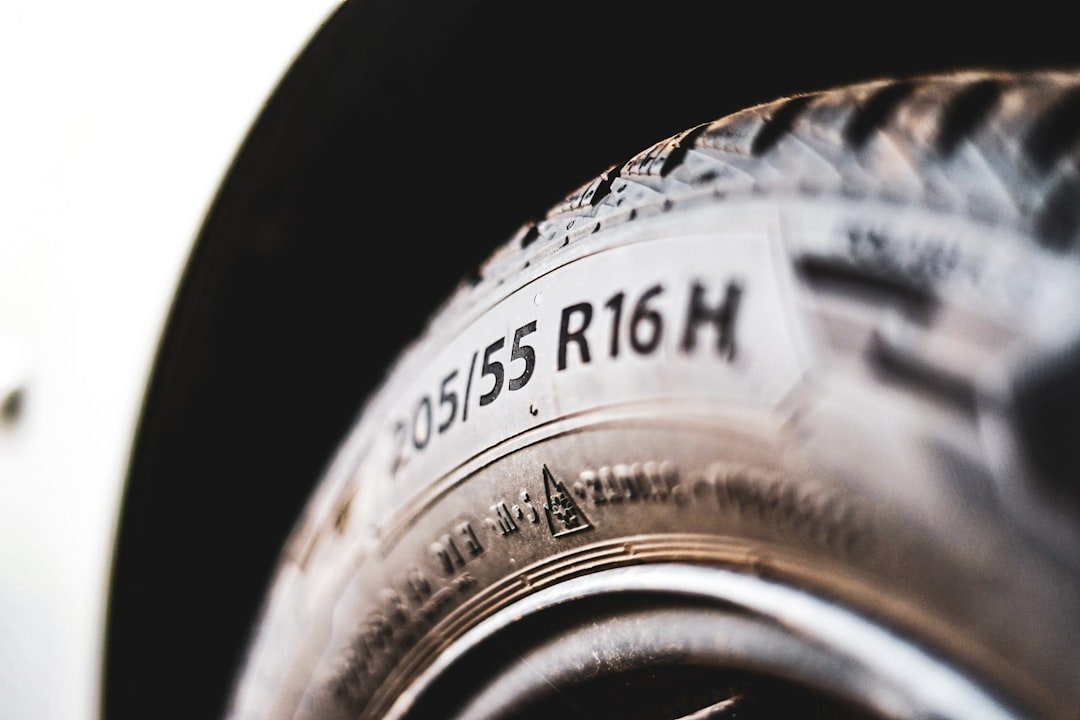 Checking tire tread depth with a coin