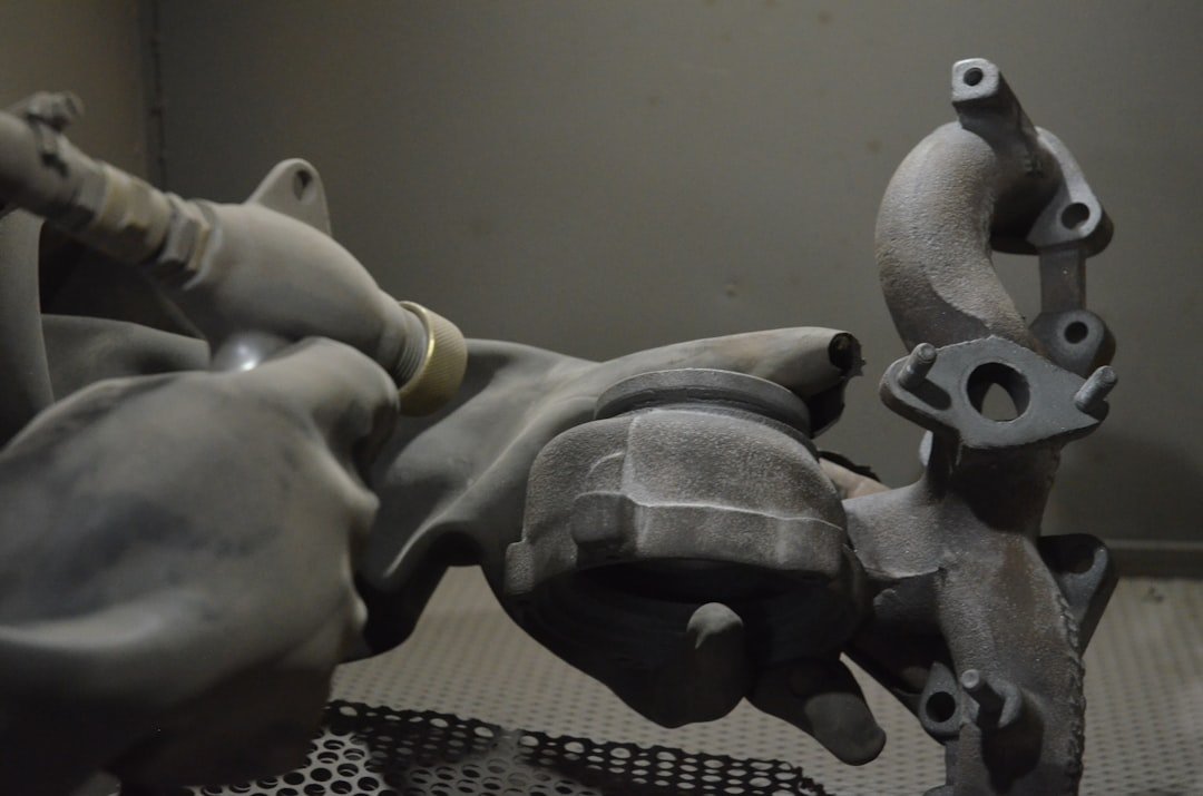 A turbocharger with integrated exhaust manifold