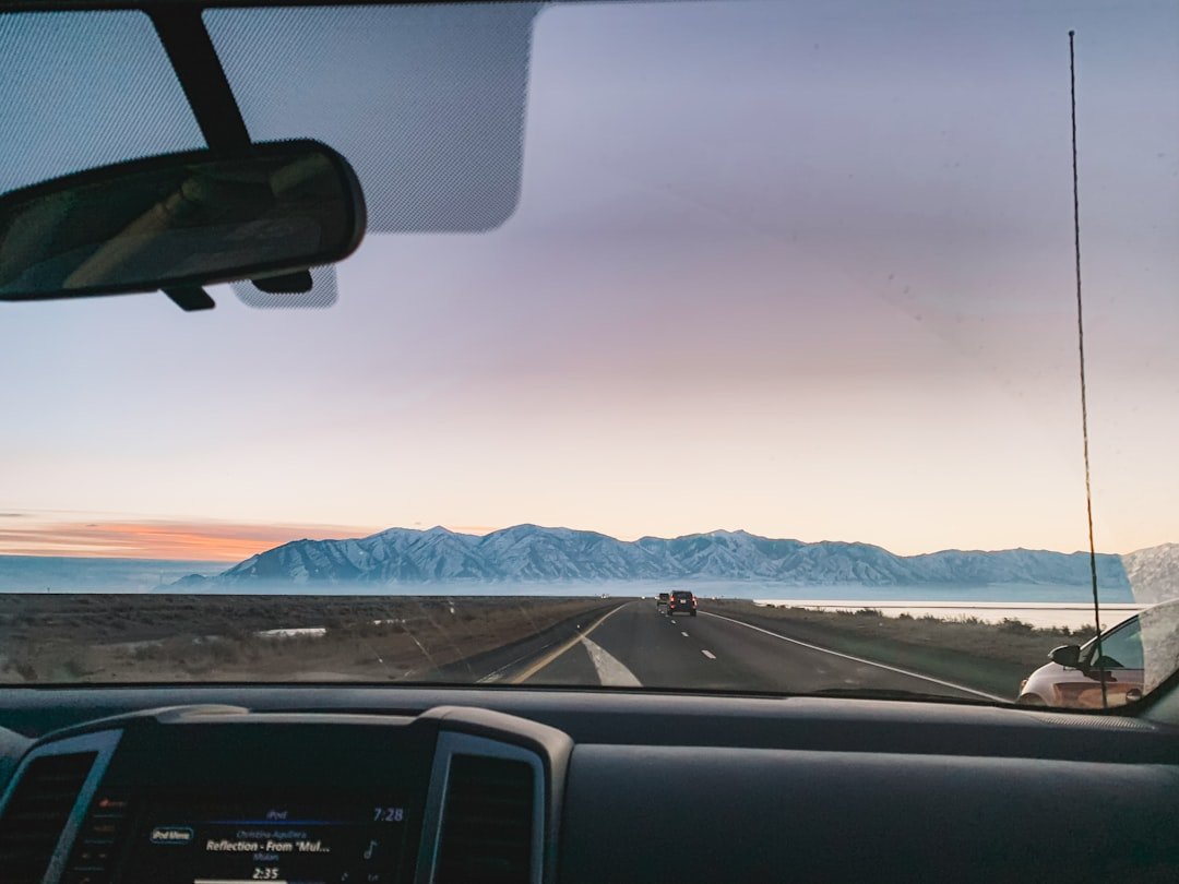 Dashboard corner near the windshield, where the VIN plate is commonly located