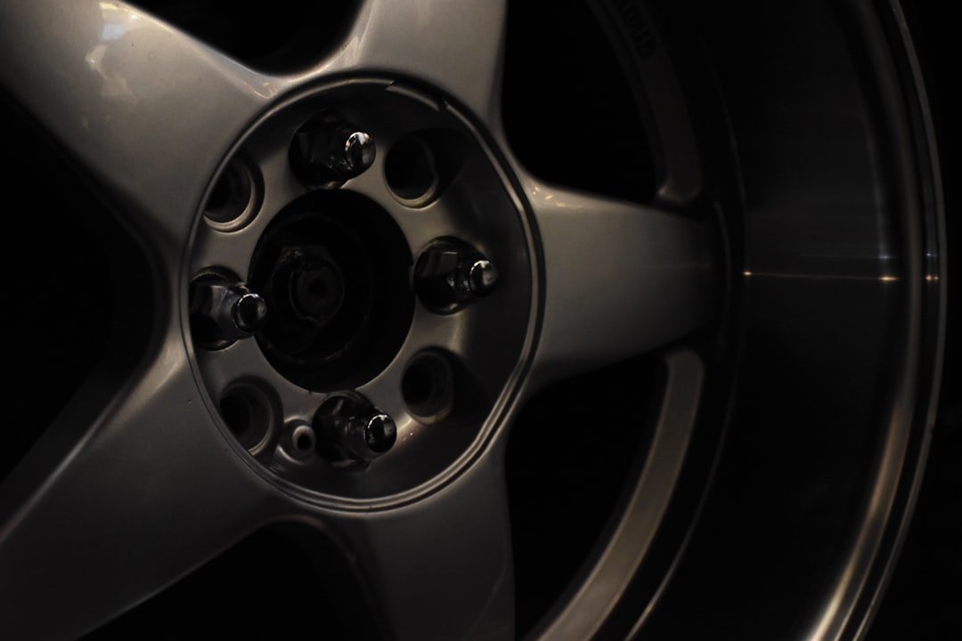An alloy wheel closeup